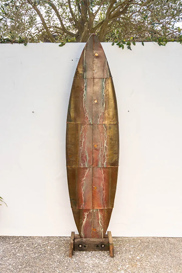 copper surfboard